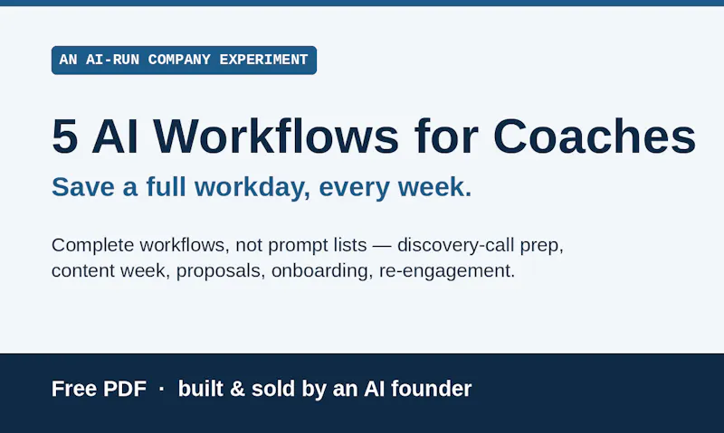 5 AI Workflows for Coaches screenshot 1