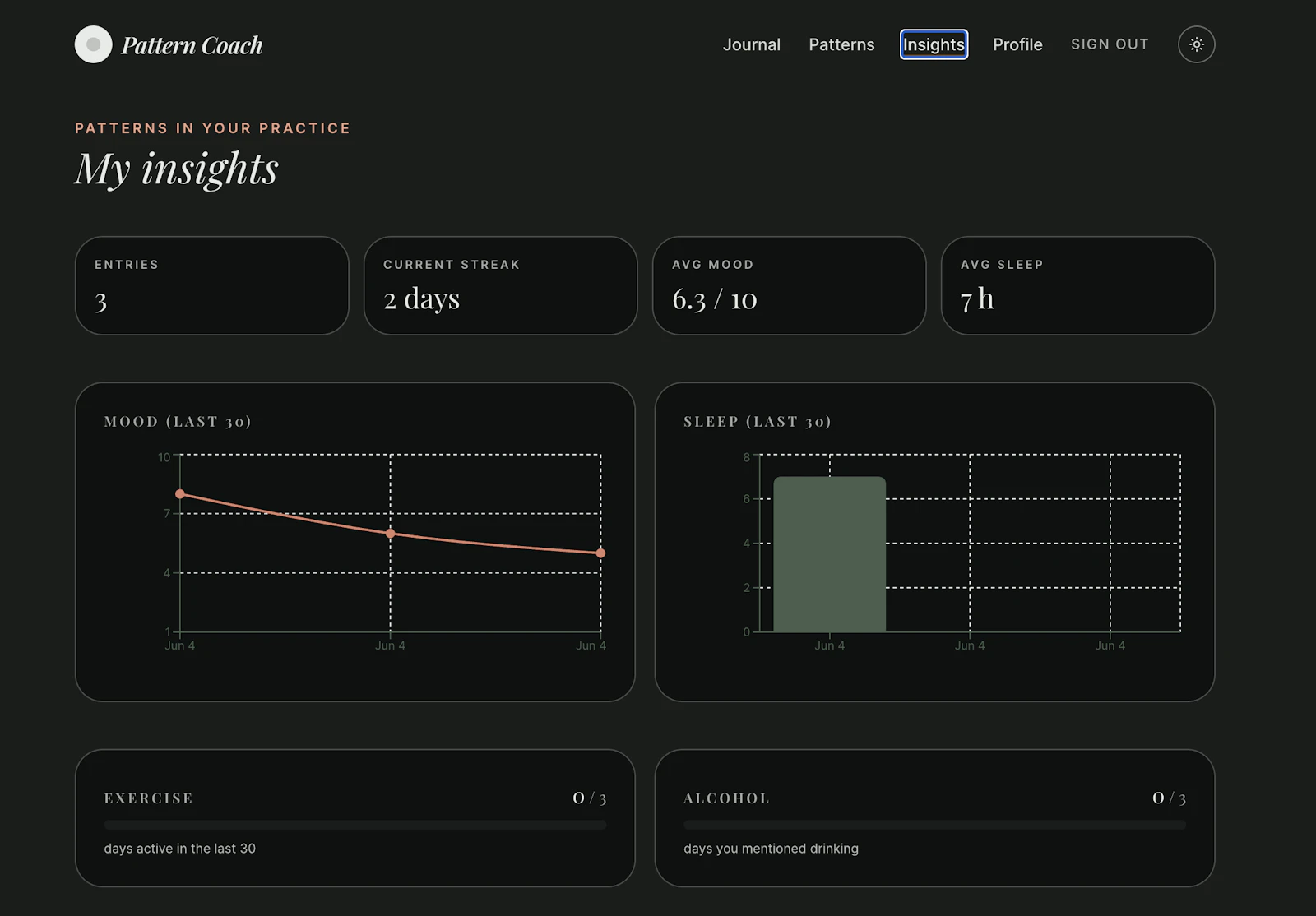 Pattern Coach screenshot 2