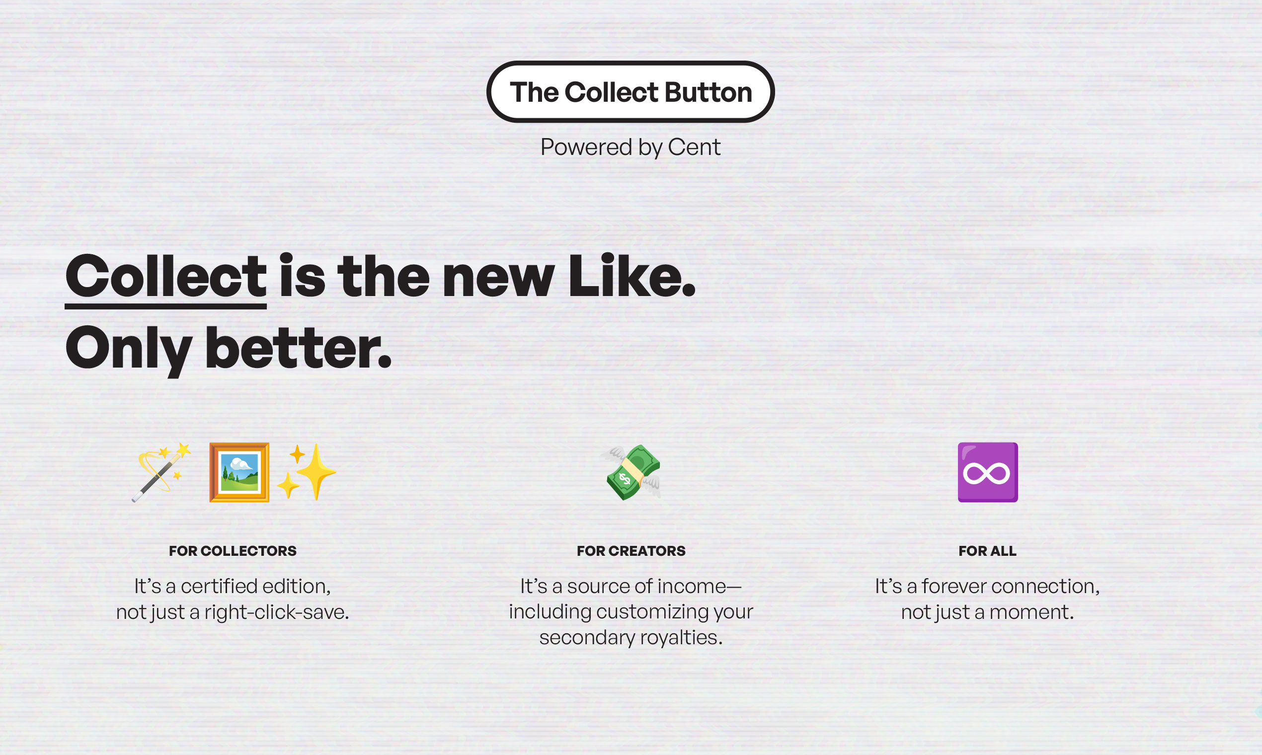 Le bouton de collecte media 4