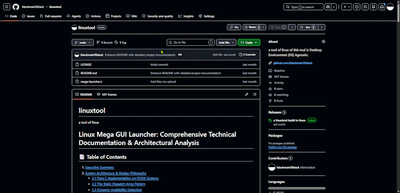linuxtool screenshot 1