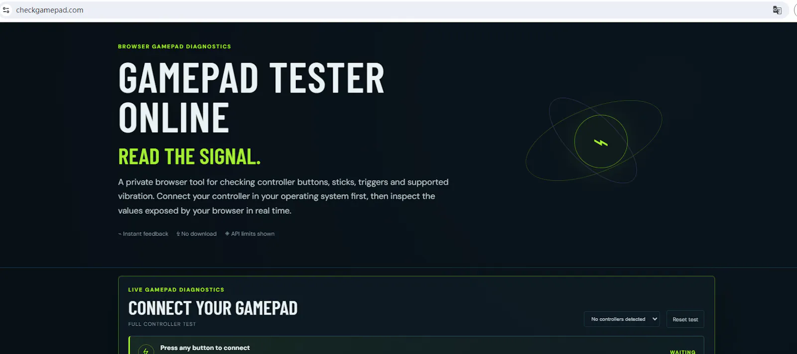 Gamepad Tester screenshot 1
