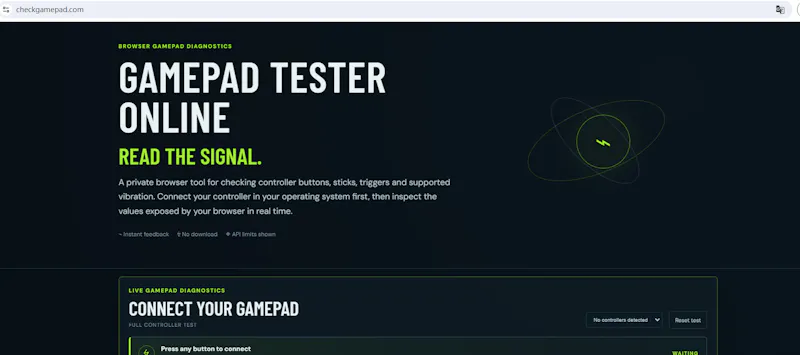 Gamepad Tester screenshot 1