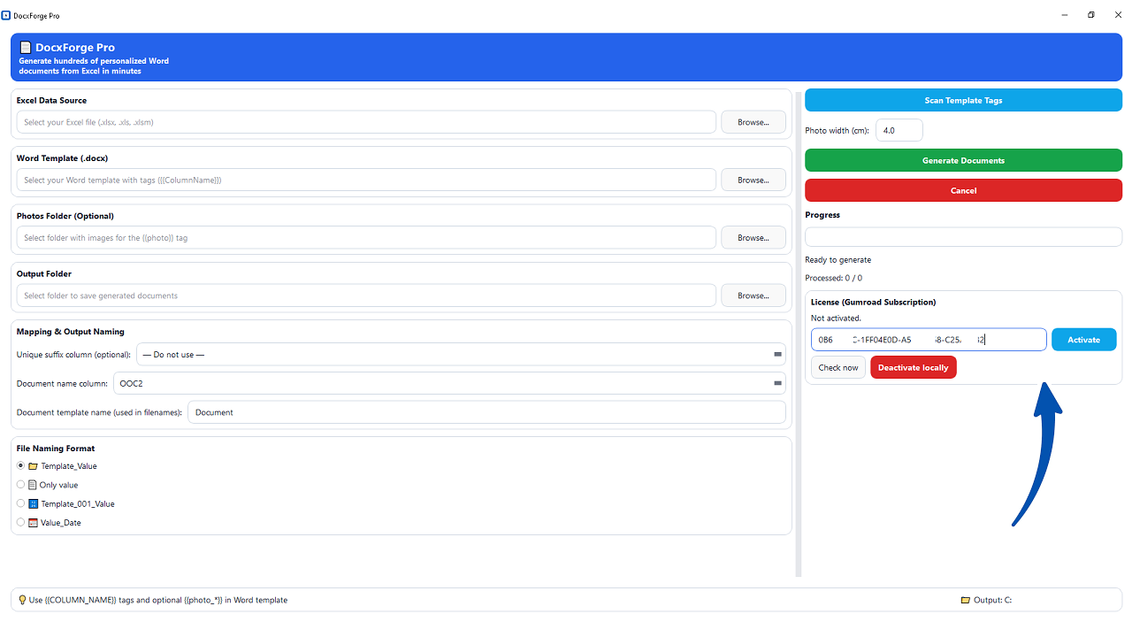 DocxForge Pro gallery image