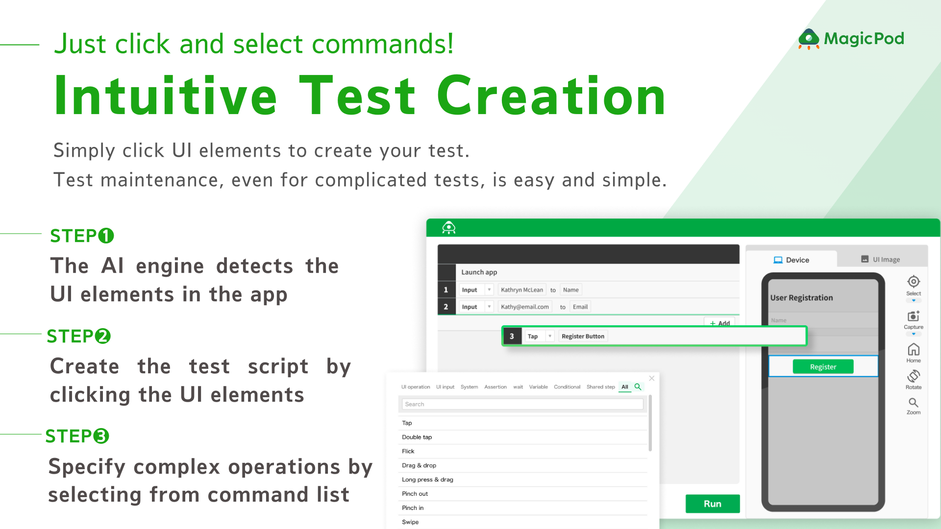 startuptile MagicPod-No-Code E2E Test Automation for Mobile and Web Apps