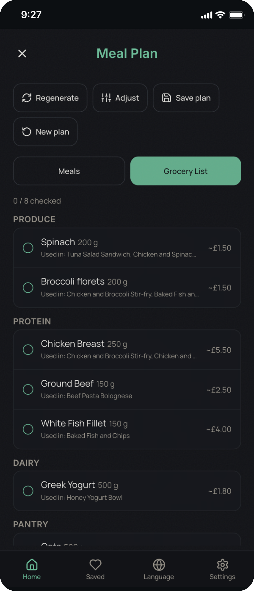 What Can I Eat? — Food Recommendations gallery image