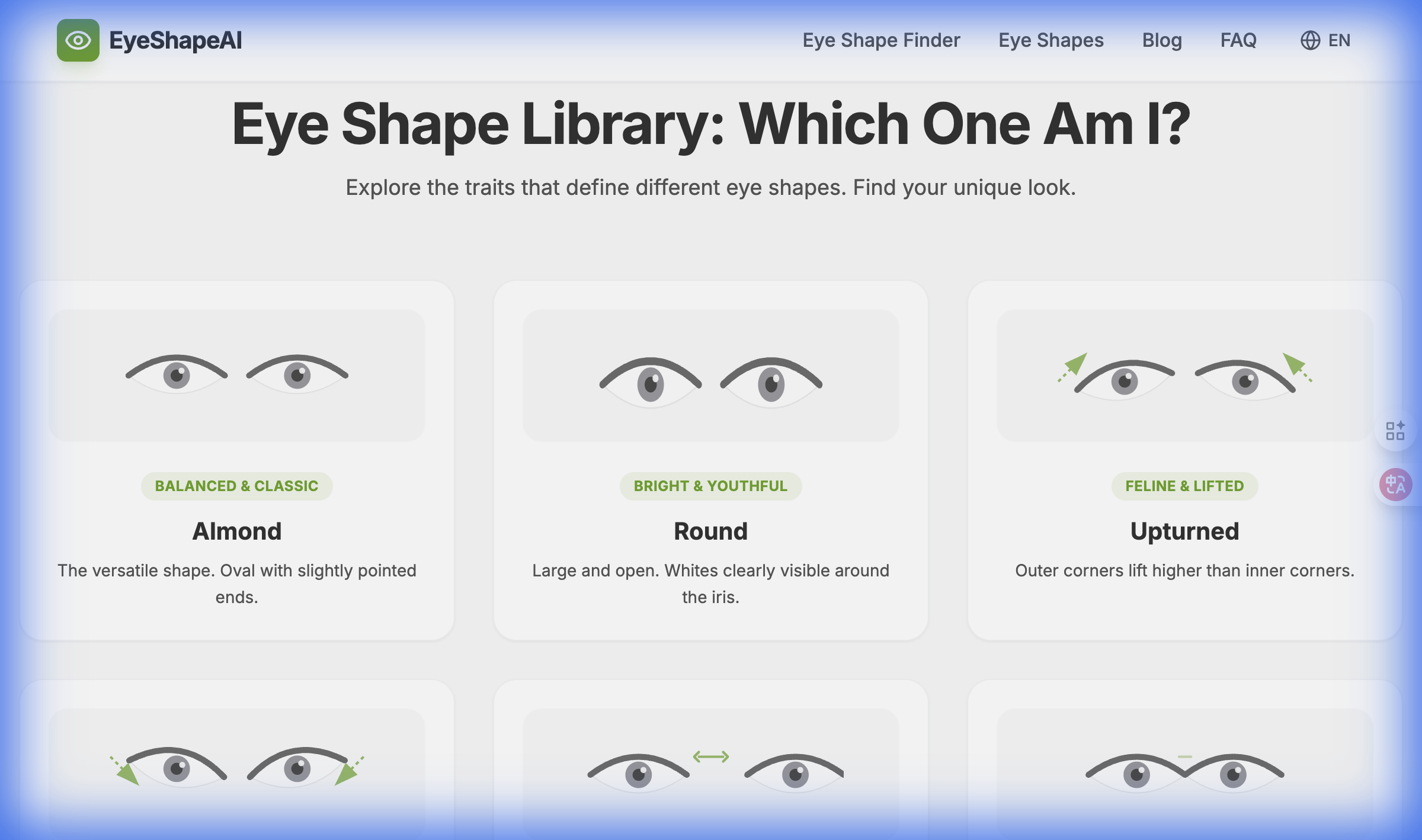 AI Eye Shape Finder gallery image