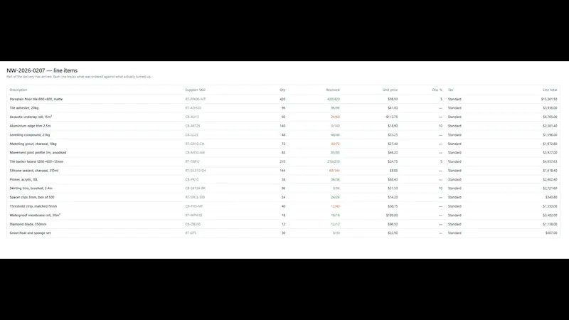 Simple PO Tracker screenshot 4