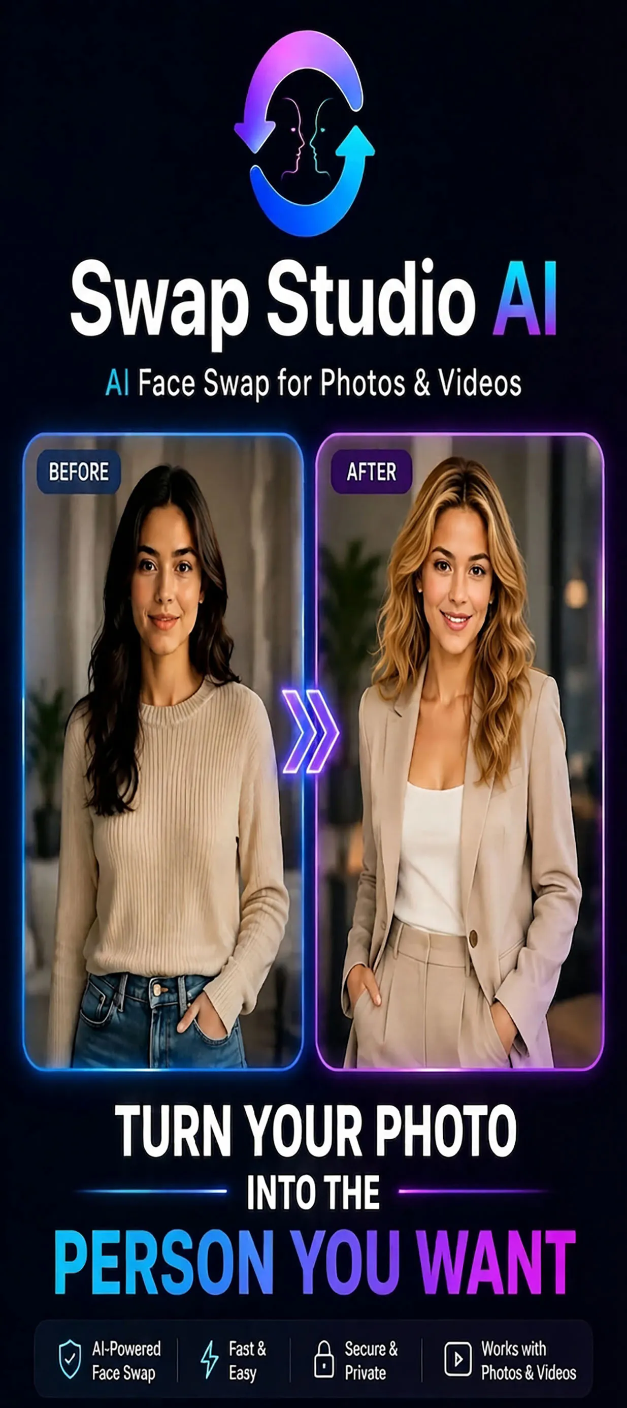 AI Face Swap - Swap Studio AI gallery image