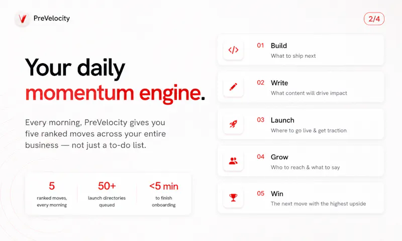 PreVelocity screenshot 2