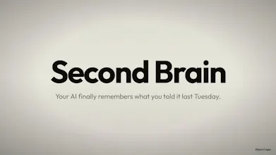 Second Brain for AI screenshot