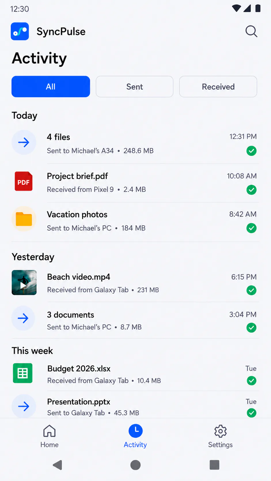 SyncPulse – File Transfer gallery image