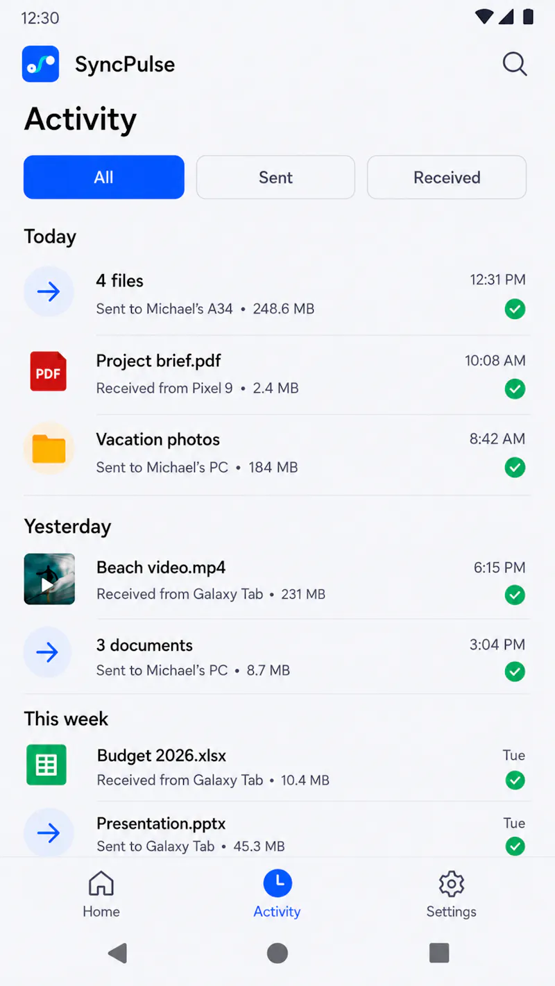 SyncPulse – File Transfer screenshot 10