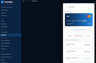 GYM AND FITNESS MOBILE PROTOTYPE gallery image