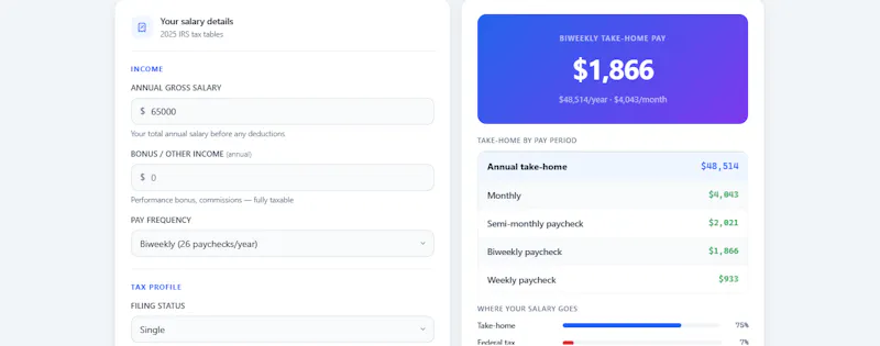 Salary Tools screenshot 3
