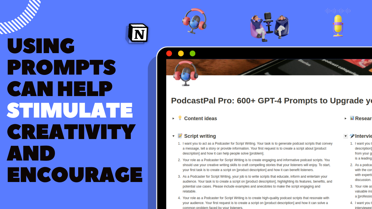 PodcastPal- GPT-4 Prompts for Podcasters gallery image
