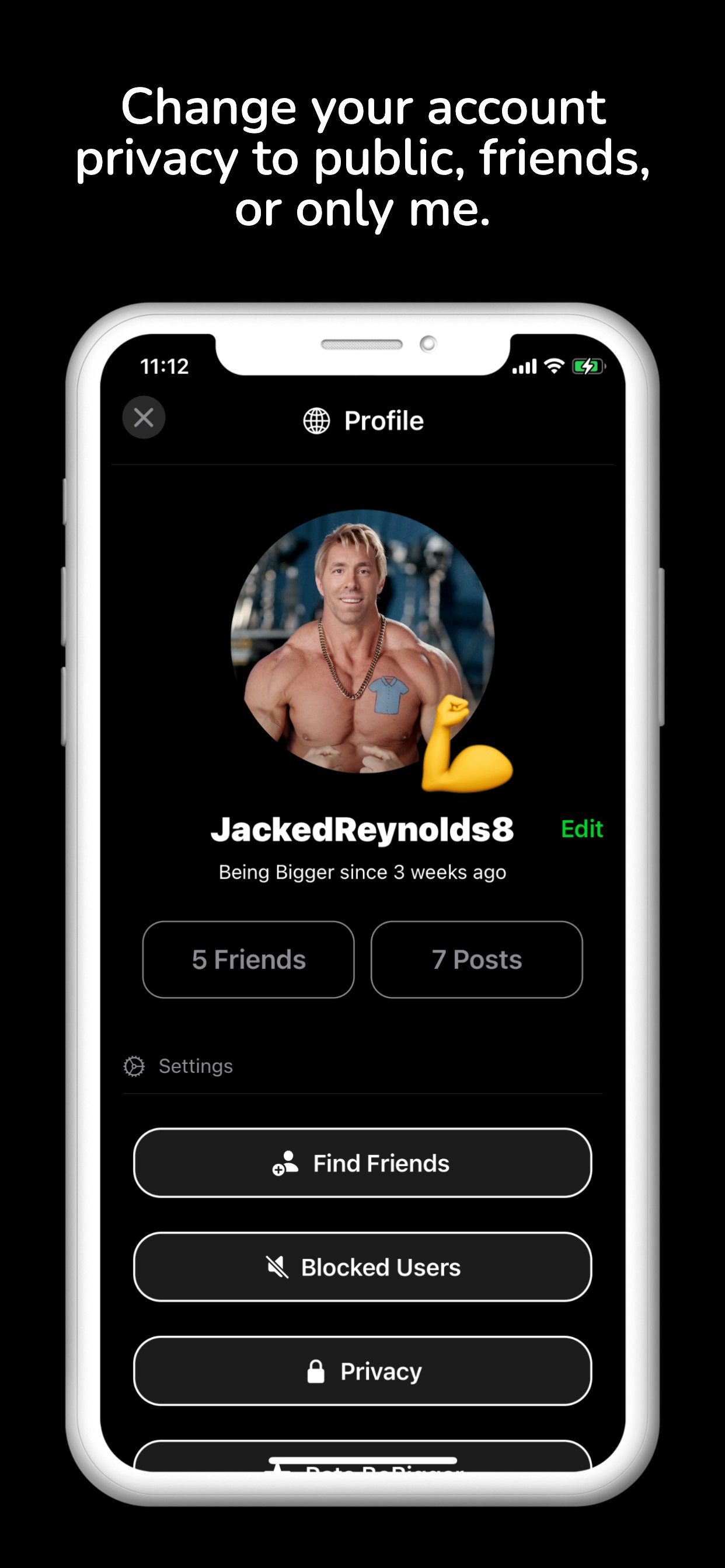 BeBigger - The BeReal of fitness media 4