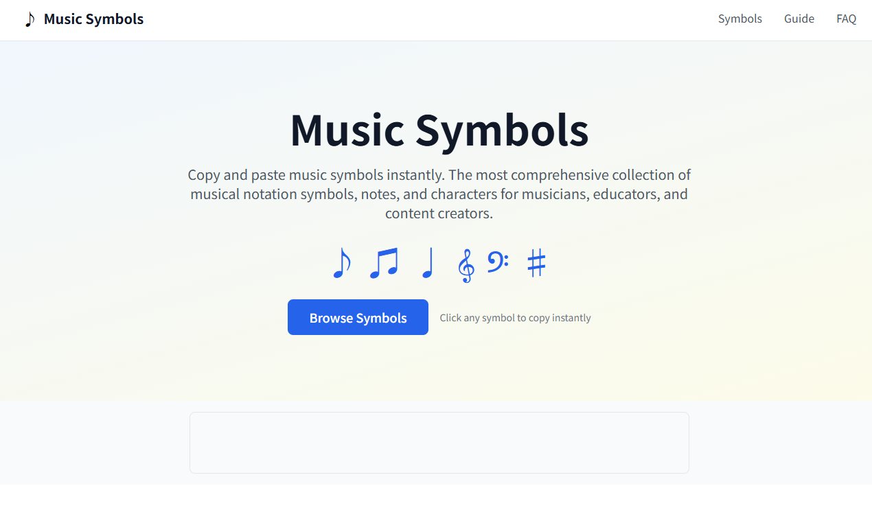 Muzieksymbolen - De ultieme bibliotheek met één klik voor elk muzieksymbool. media 1