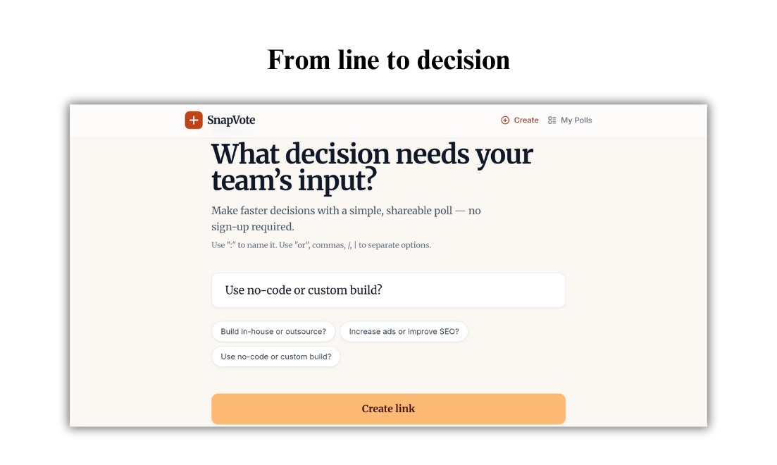 SnapVote gallery image