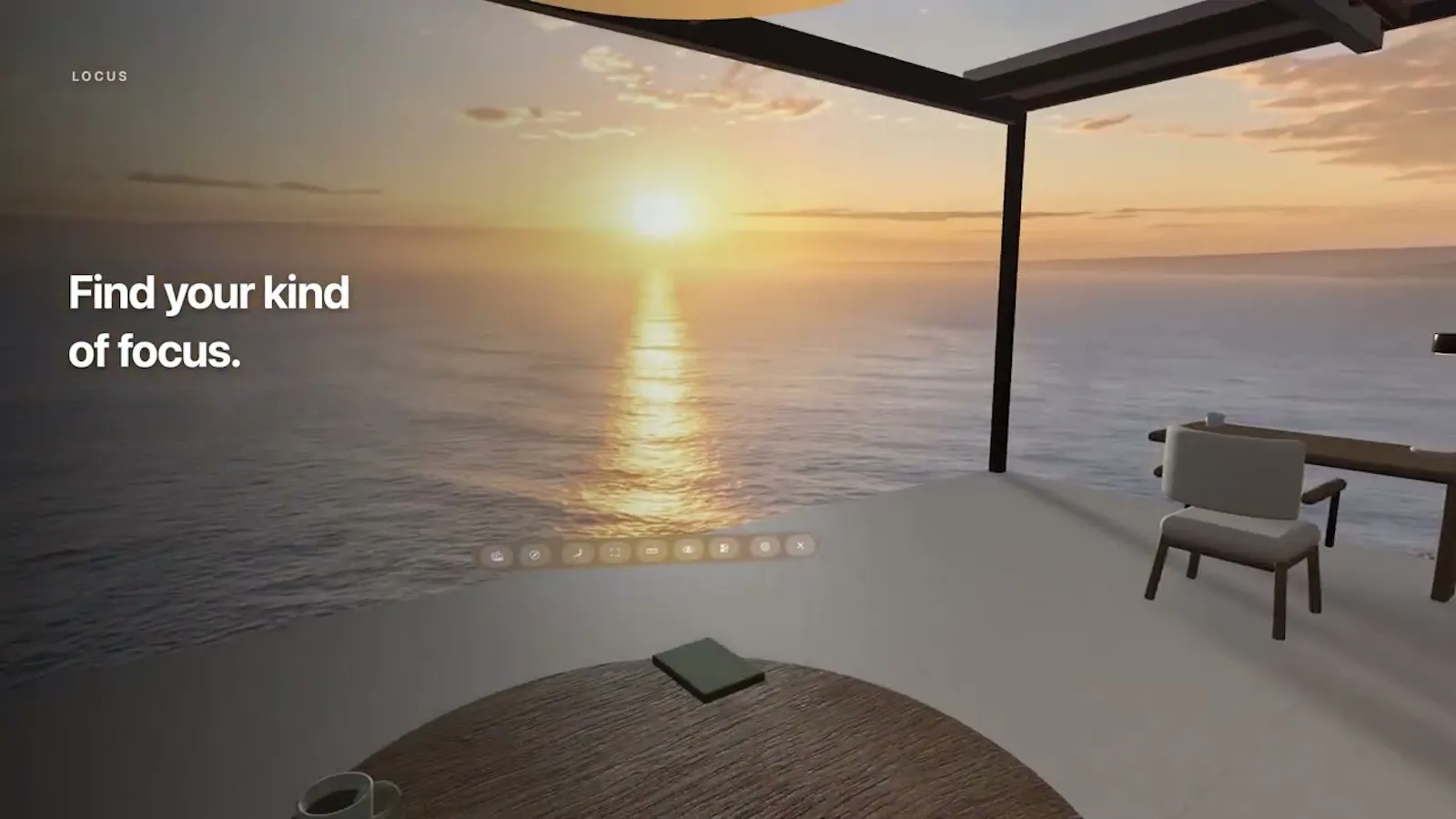Locus for Apple Vision Pro screenshot 1 (video preview)