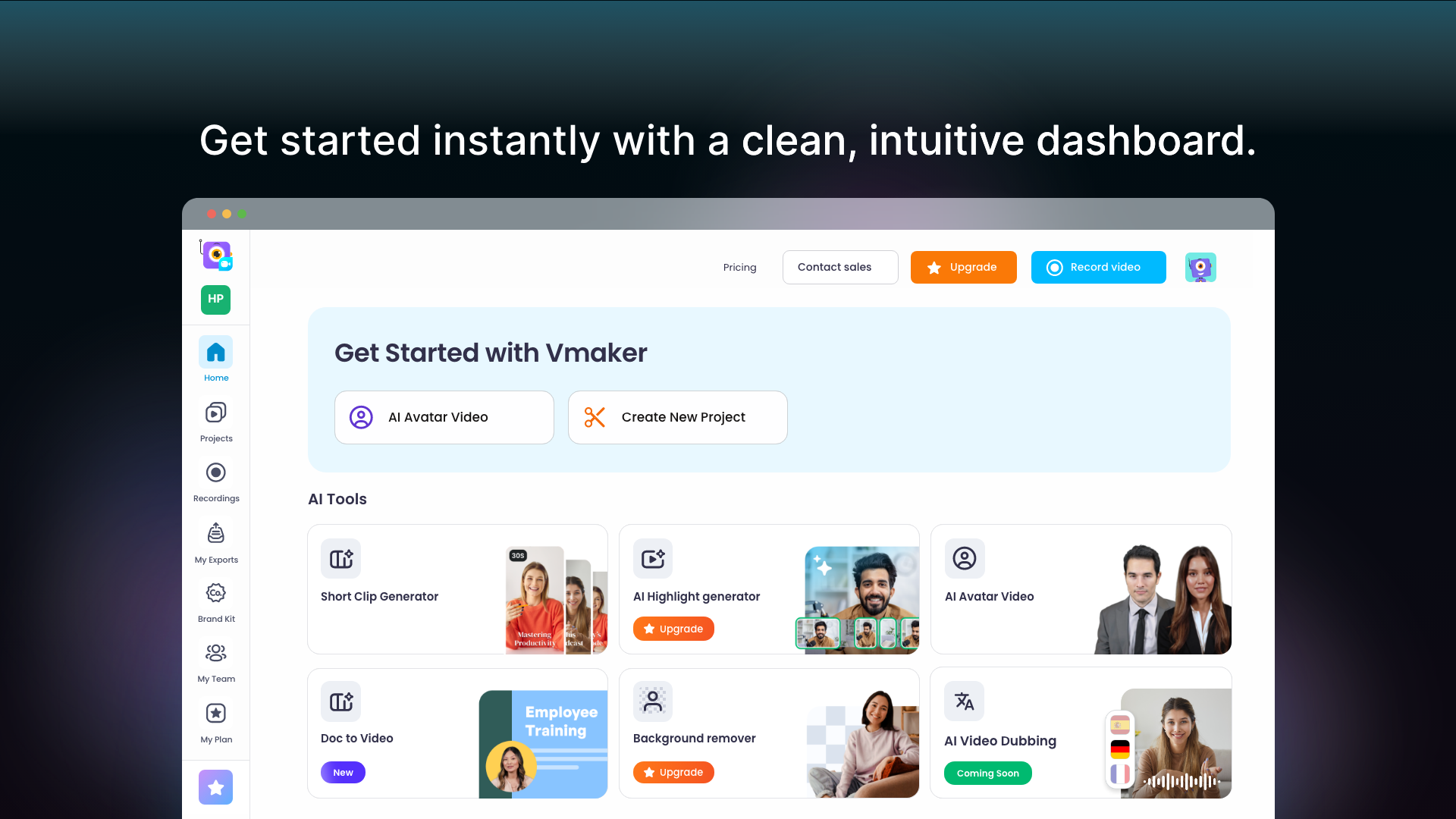 Vmaker AI Video Editor & Video Generator gallery image