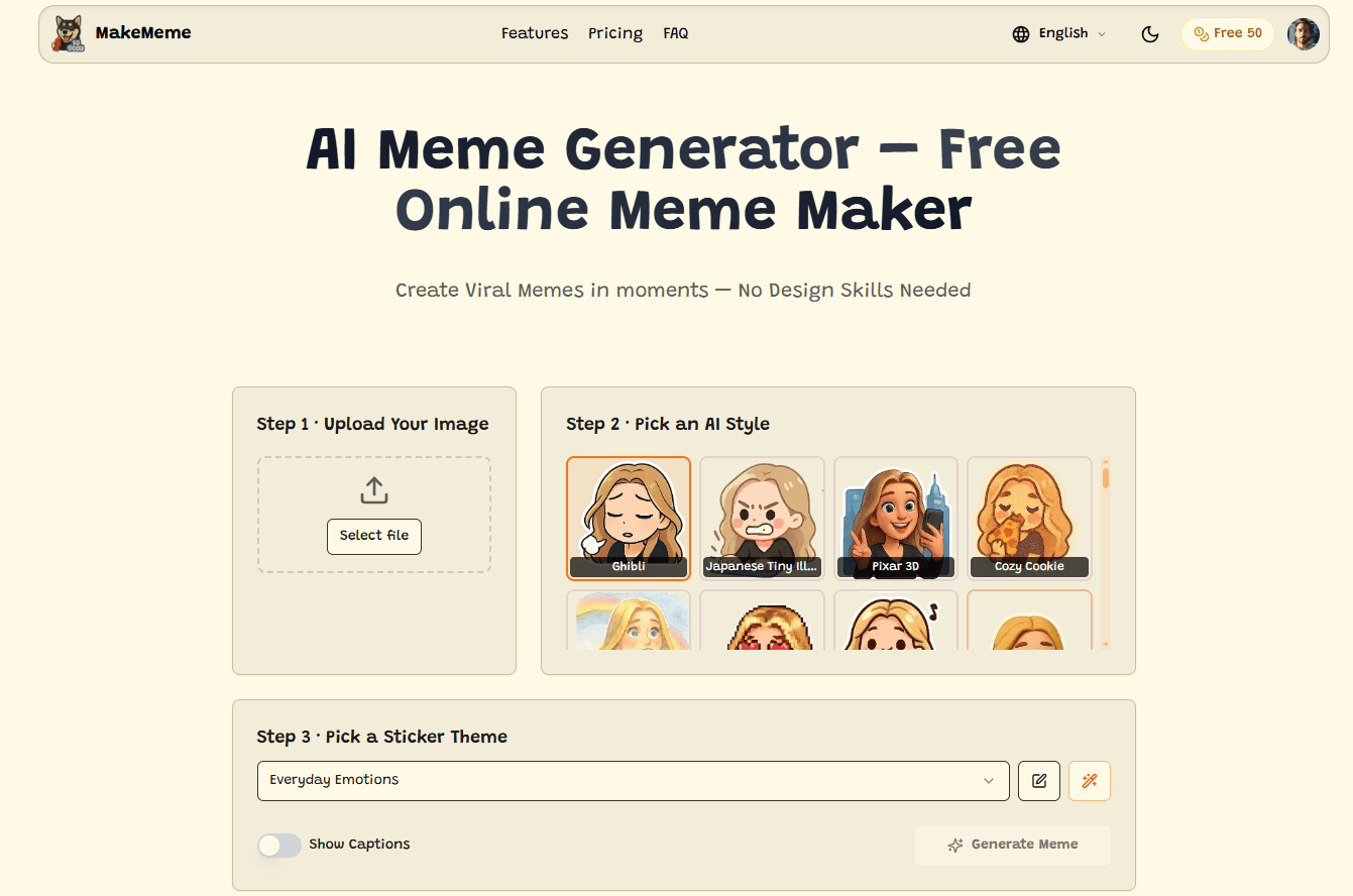 야크 보트 - AI Meme Generator : 이미지를 밈으로 바꾸십시오. 미디어 2