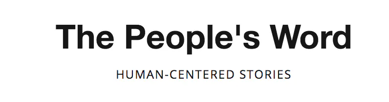 The Peoples' Word