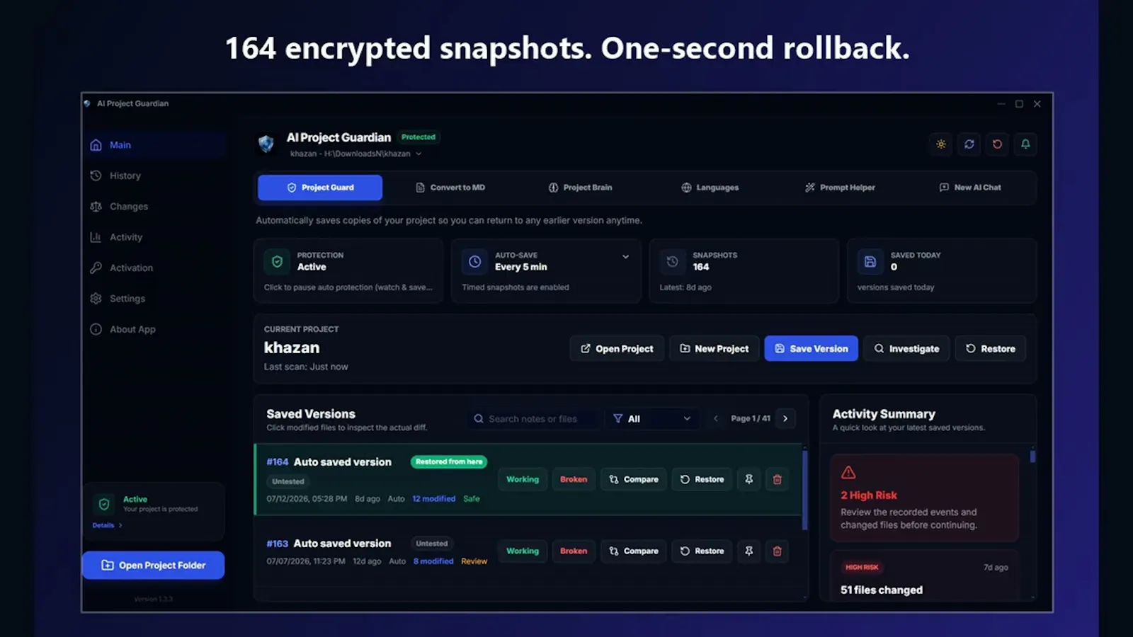 AI Project Guardian screenshot 1 (video preview)