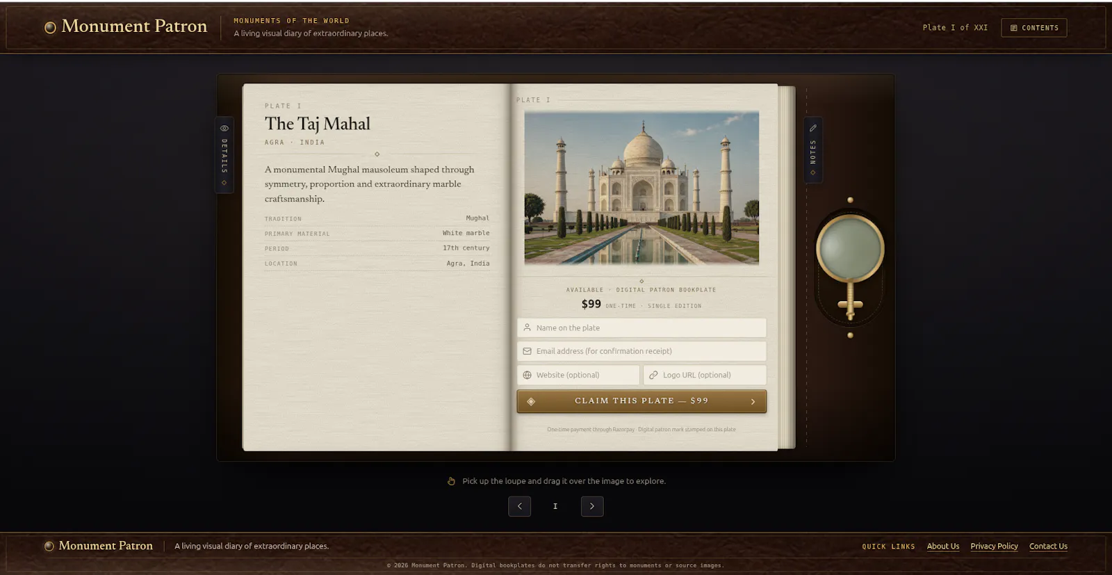 Monument Patron screenshot 2