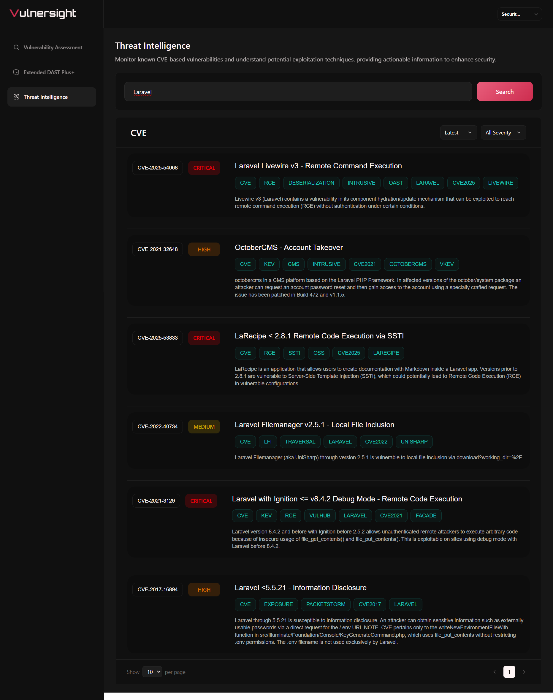 Vulnersight gallery image