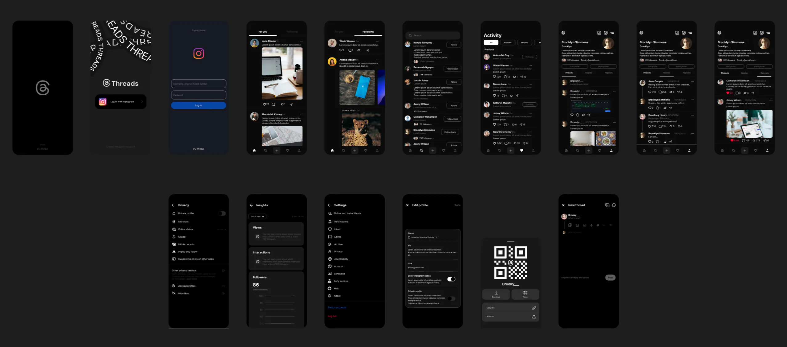 Threadsv: A UI/UX Redesign Concept  gallery image