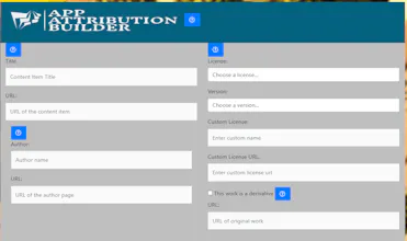 App Attribution Builder gallery image