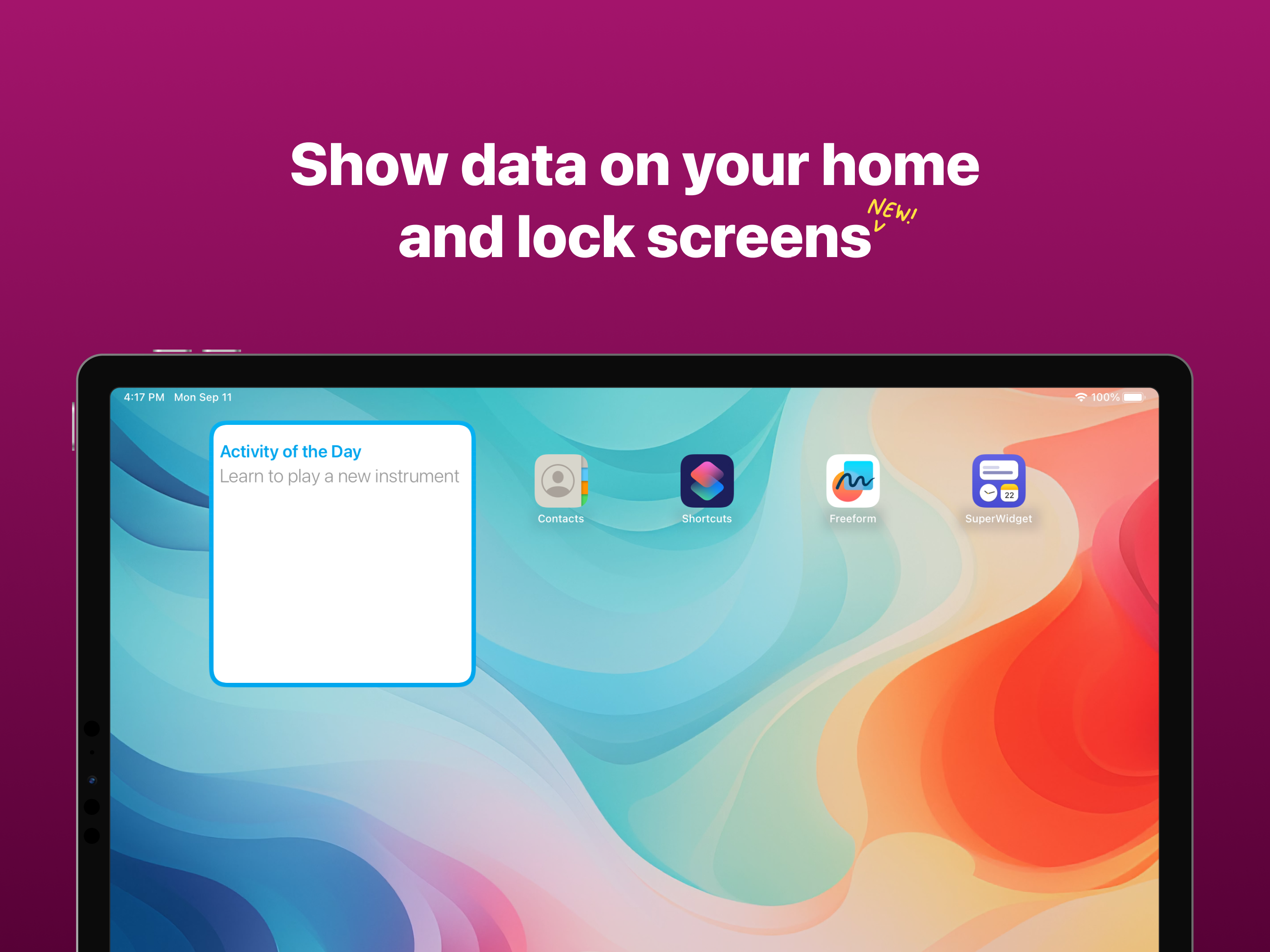 SuperWidget for iPad media 2