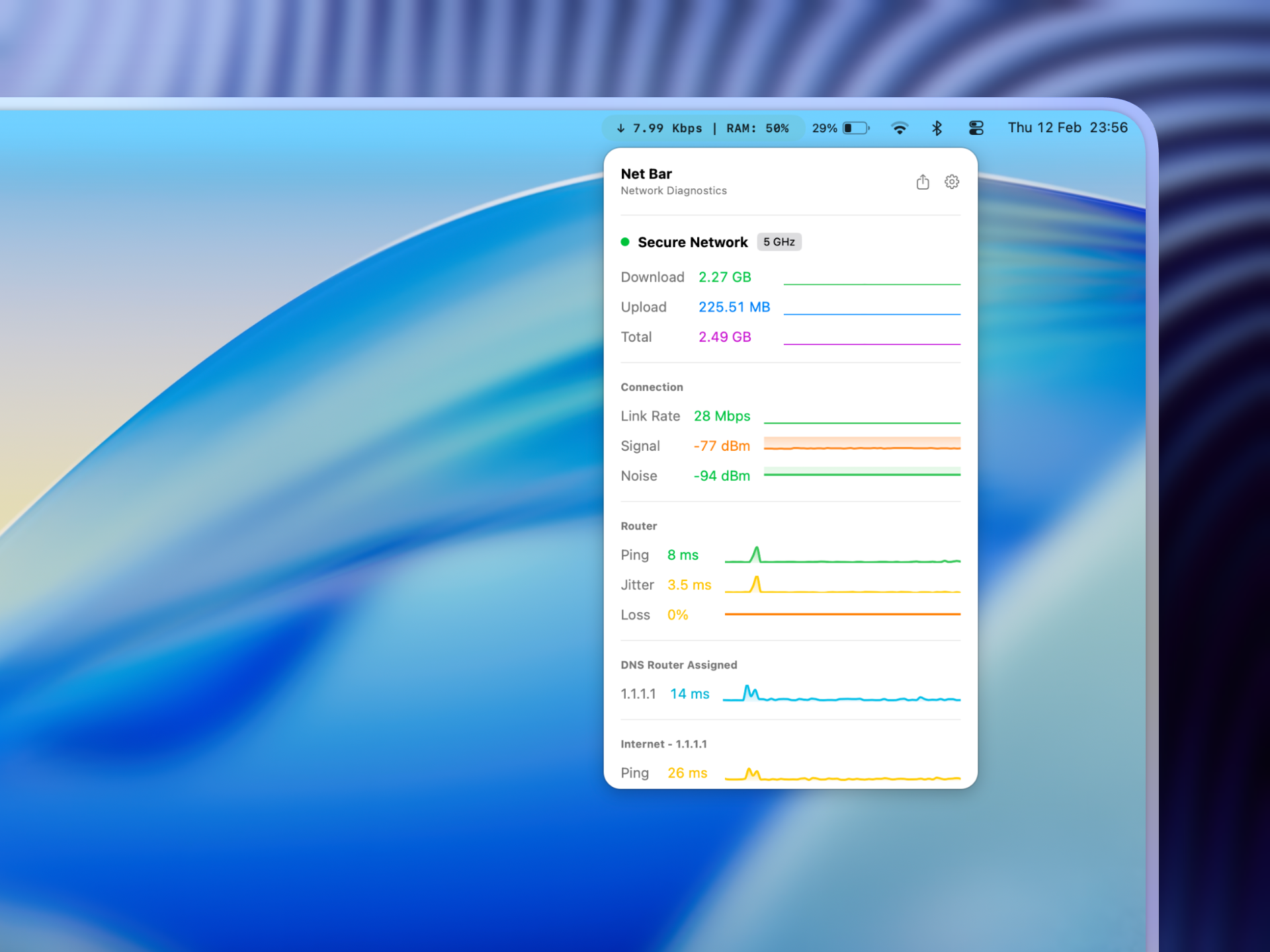 Net Bar - Main product screenshot demonstrating key features and user interface