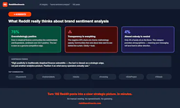 RedditSentiments gallery image