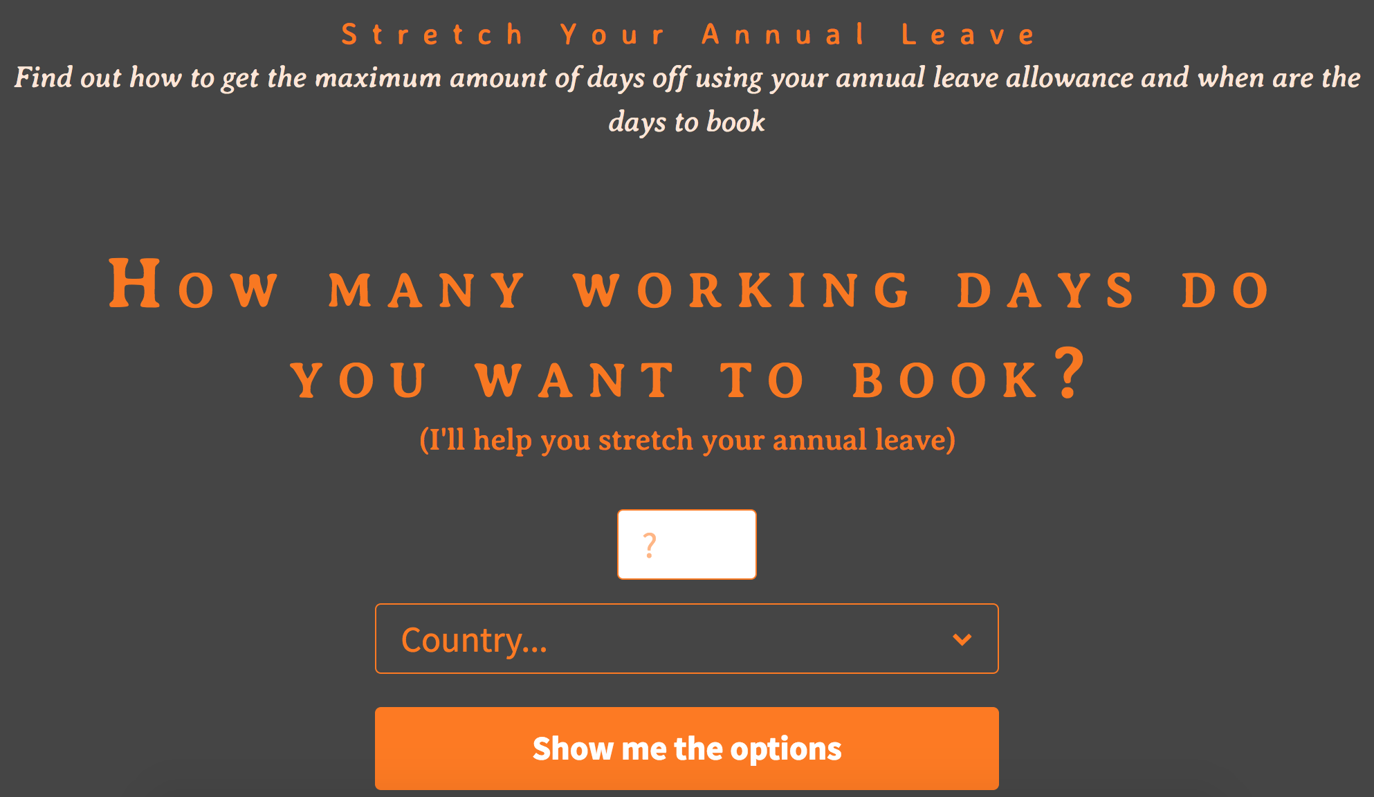 Stretch Your Annual Leave gallery image