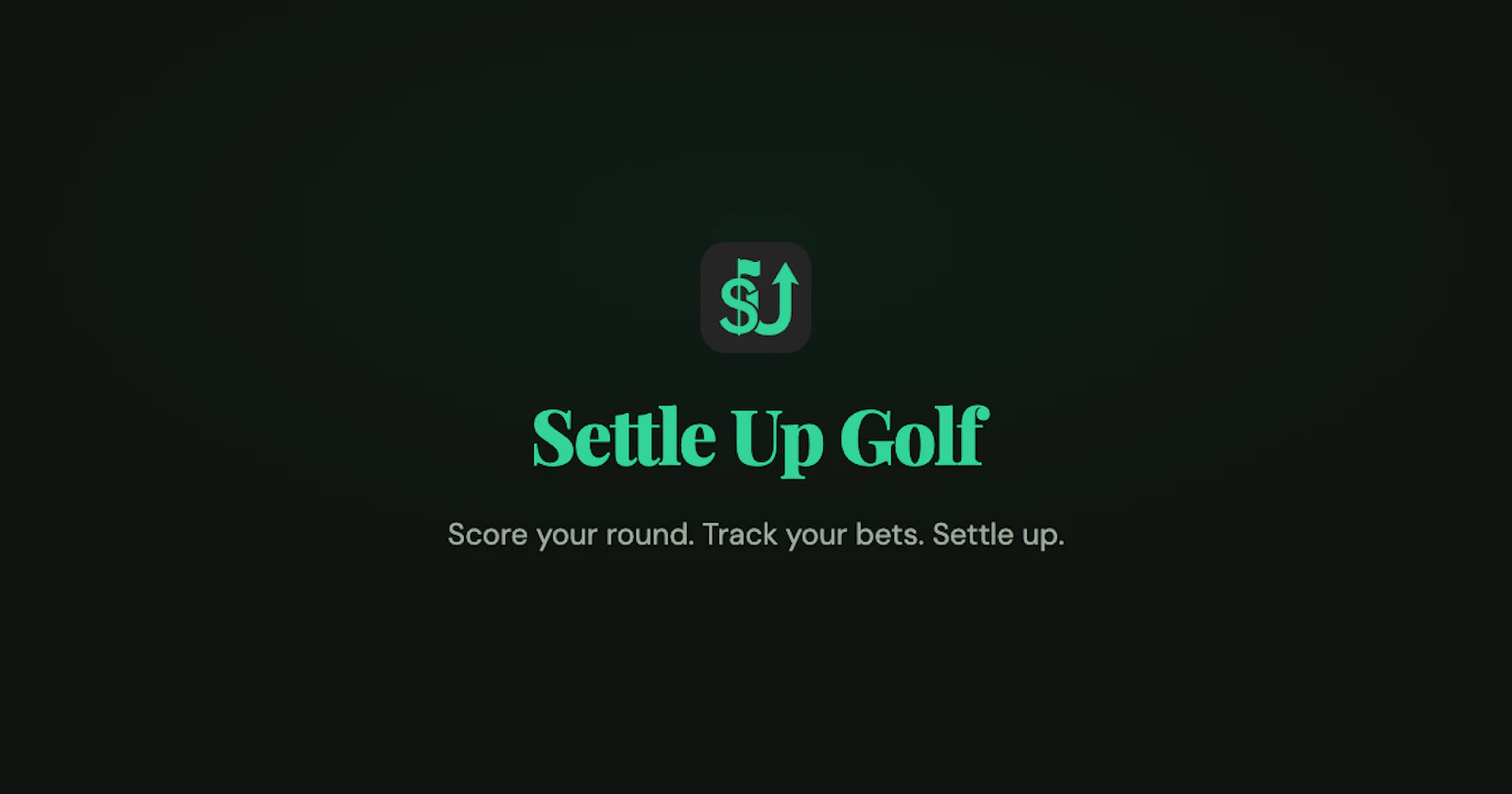 Settle Up Golf screenshot 1