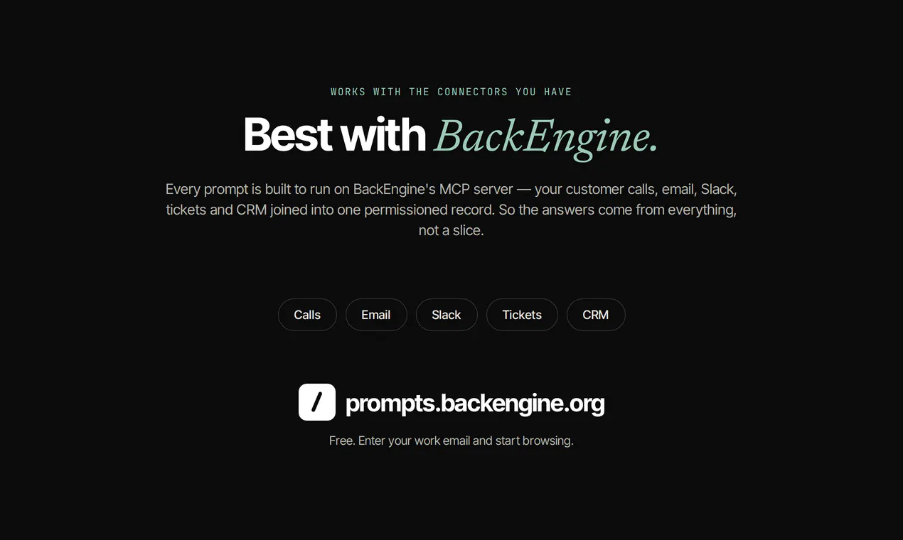 BackEngine Prompt Library gallery image