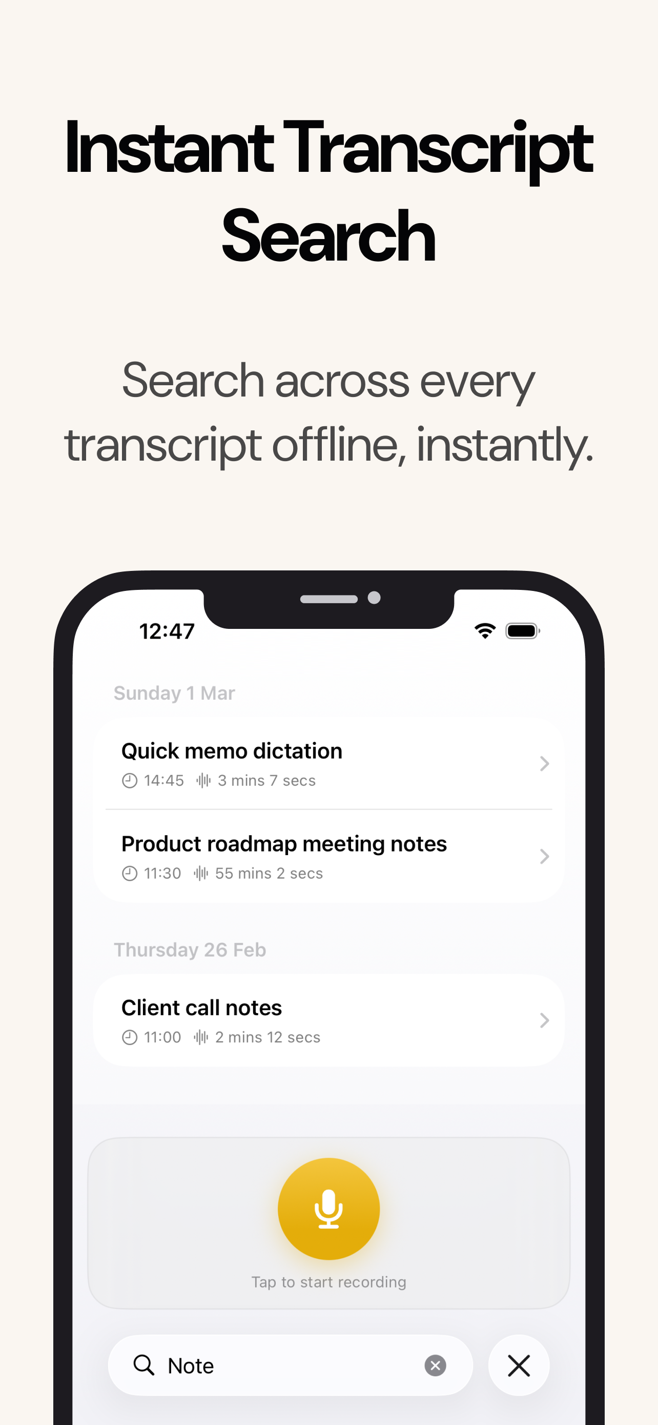VoiceScriber AI: Offline Notes gallery image