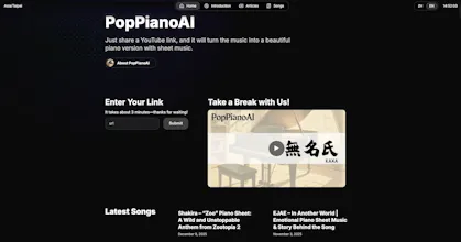 PopPianoAI gallery image