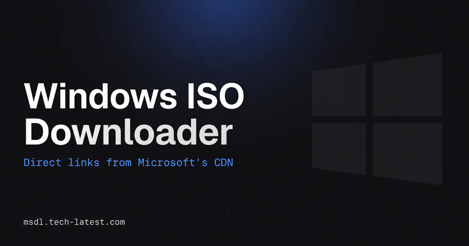 MSDL — Windows ISO Downloader screenshot 2