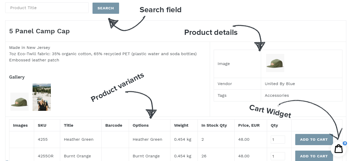 Products List Pro for Shopify gallery image