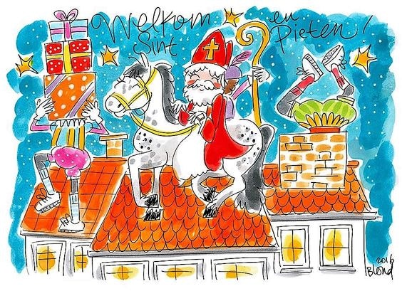Mídia 6 de Página para colorir Sinterklaas