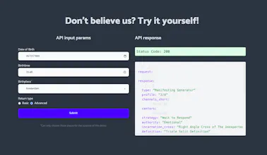 Human Design API gallery image