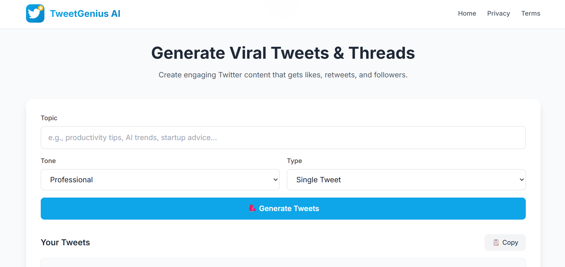 TWEET GENIUS gallery image