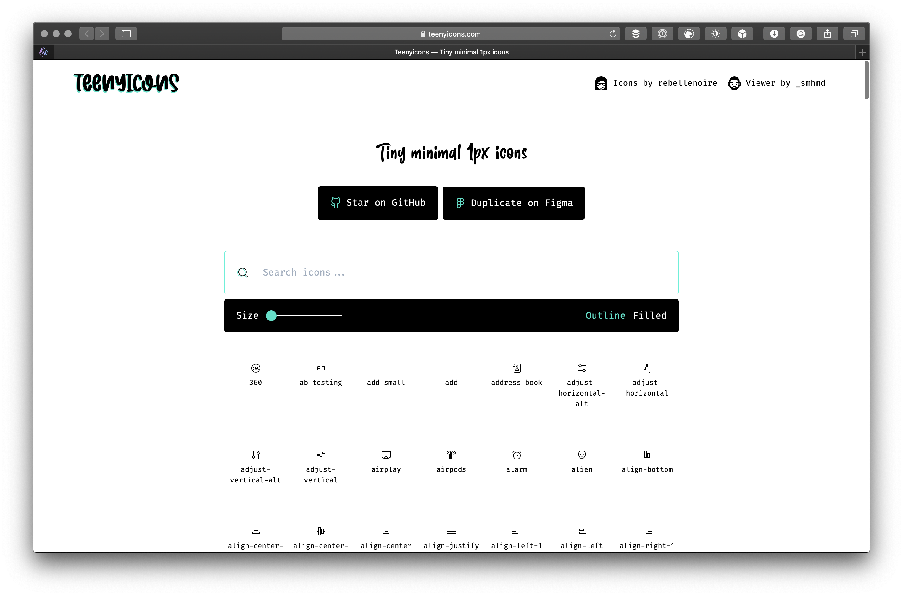 Teenyicons gallery image