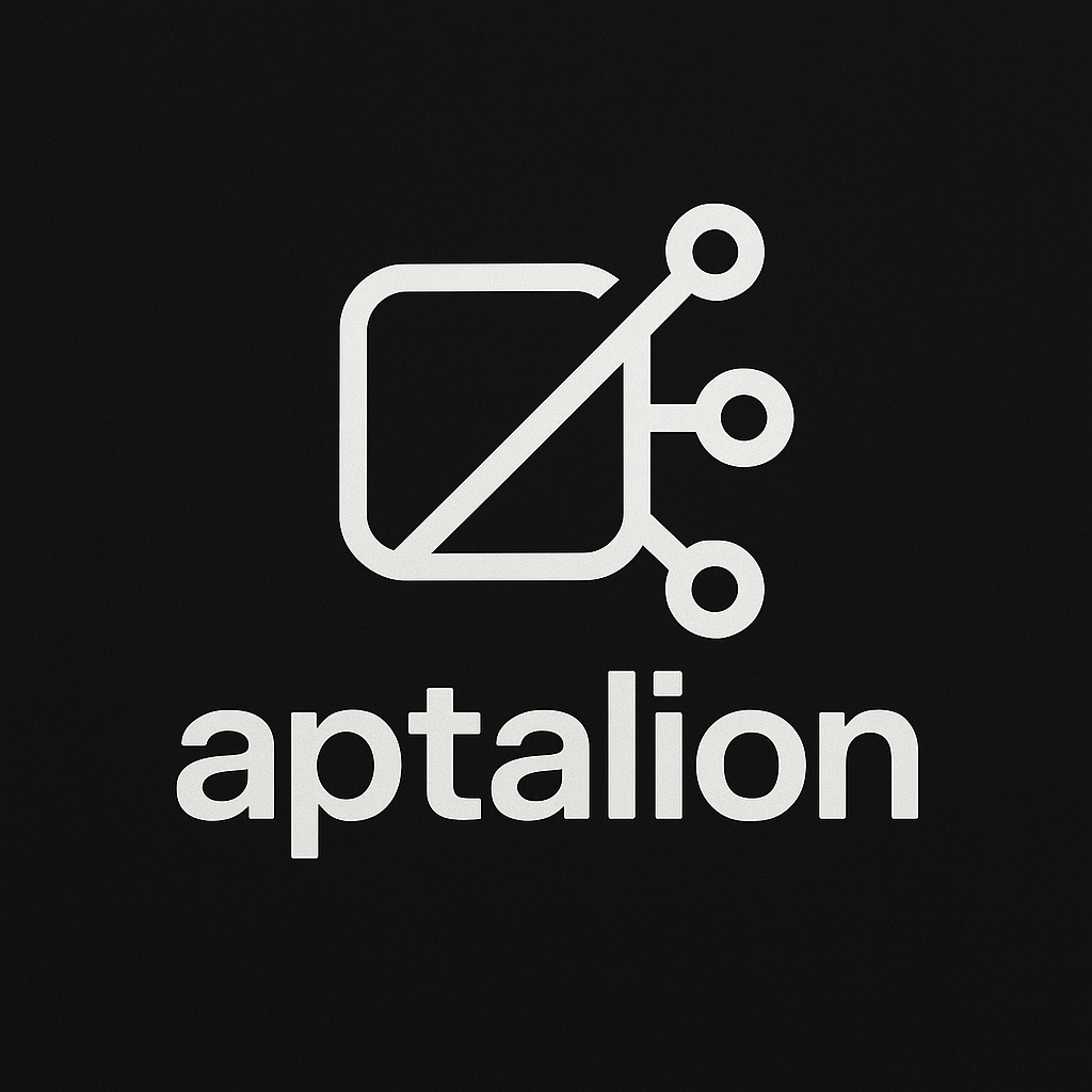 Aptalion Contract Maker - Product Hunt launch logo and brand identity