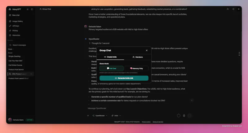 ManyGPT screenshot 6