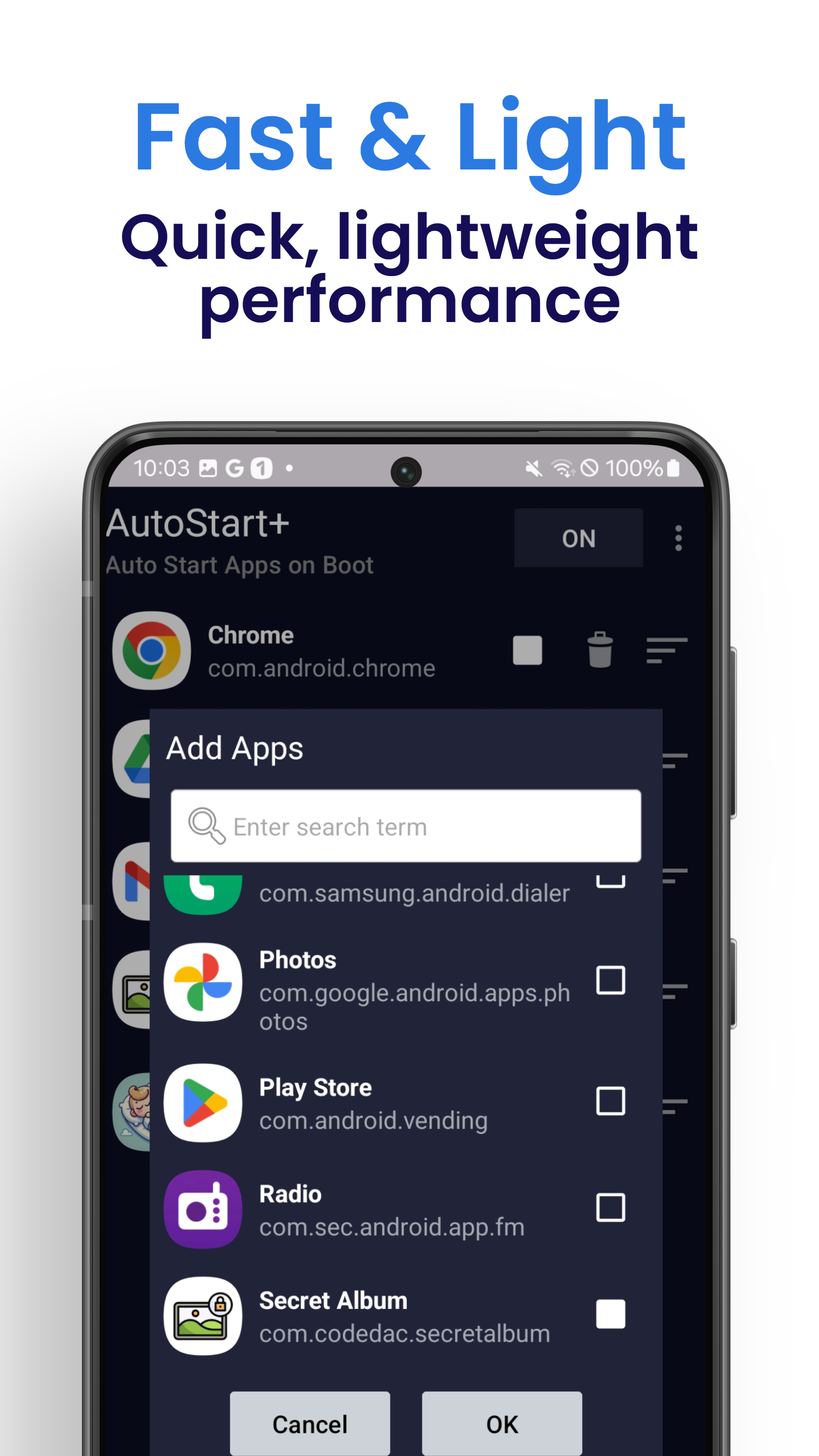 Inicio automático - Inicie sus aplicaciones automáticamente.Cada vez que botas de dispositivo media 4