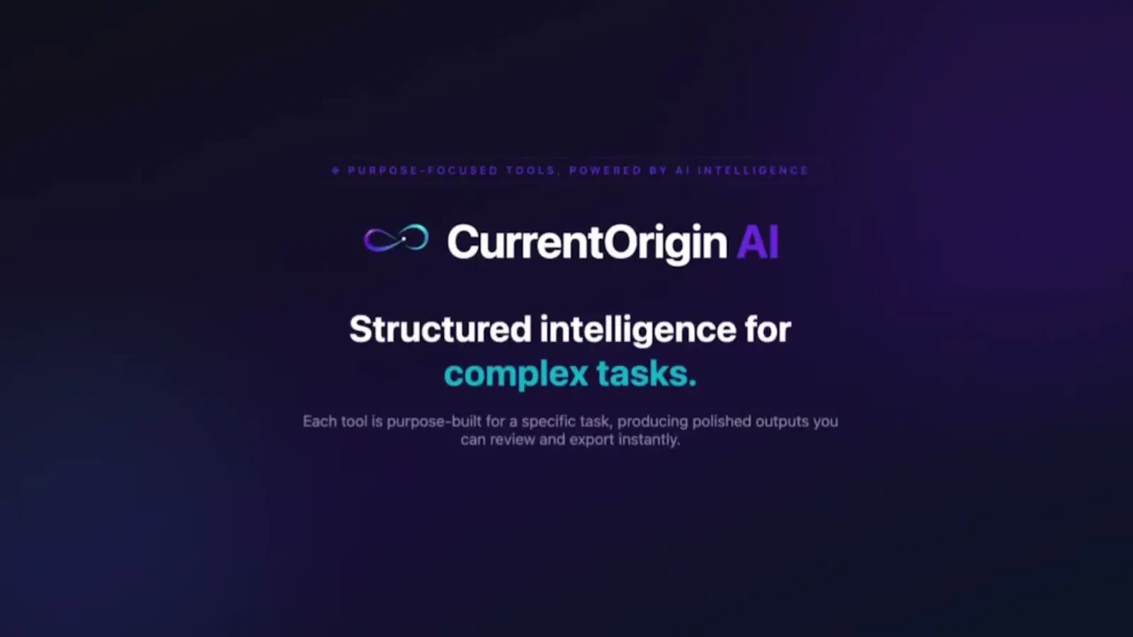 CurrentOrigin AI screenshot 1 (video preview)