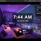Clock, Weather, and Relaxing Background